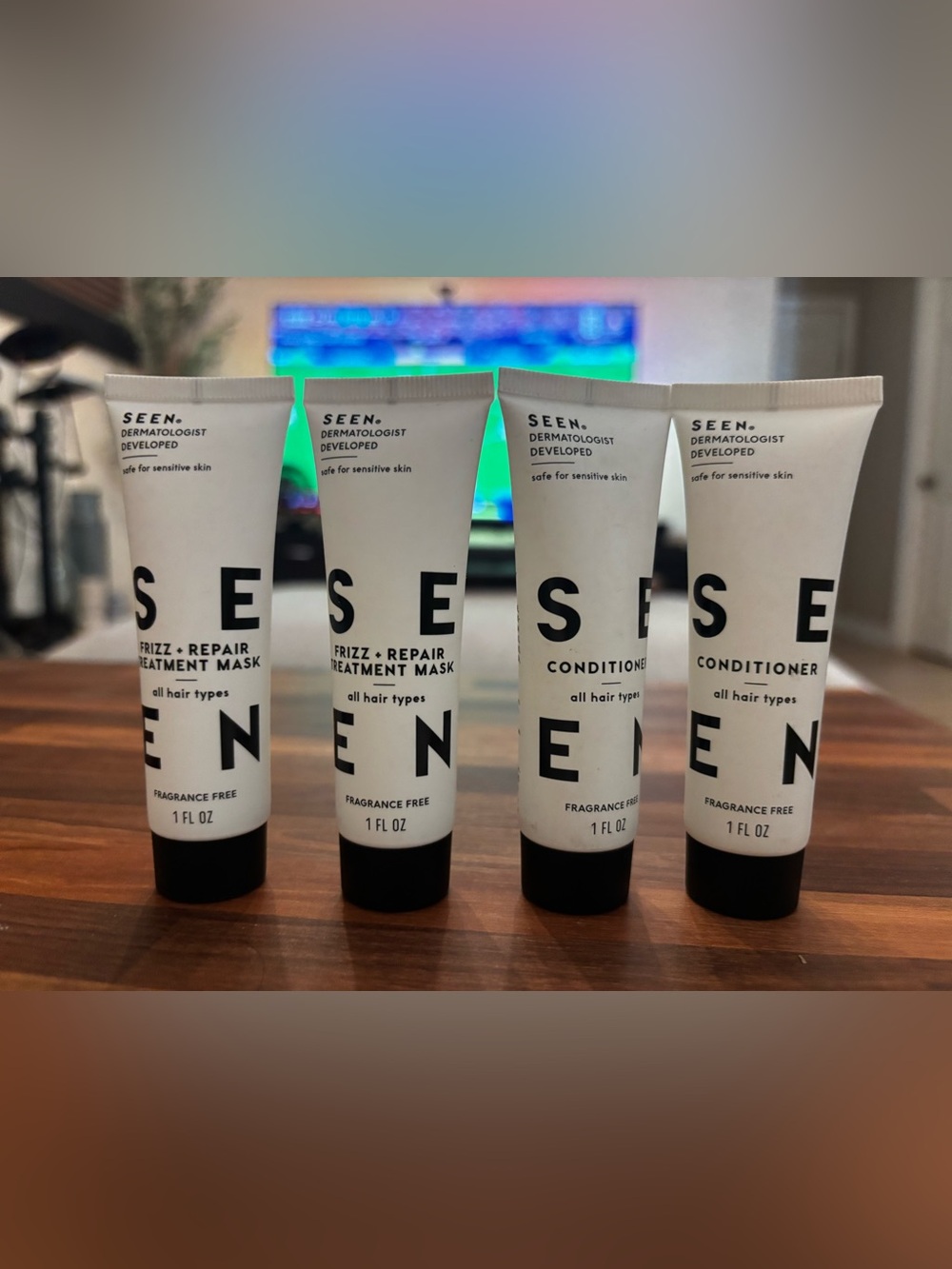 5x$25 Seen Conditioner & Frizz Repair Treatment Mask NEW travel size